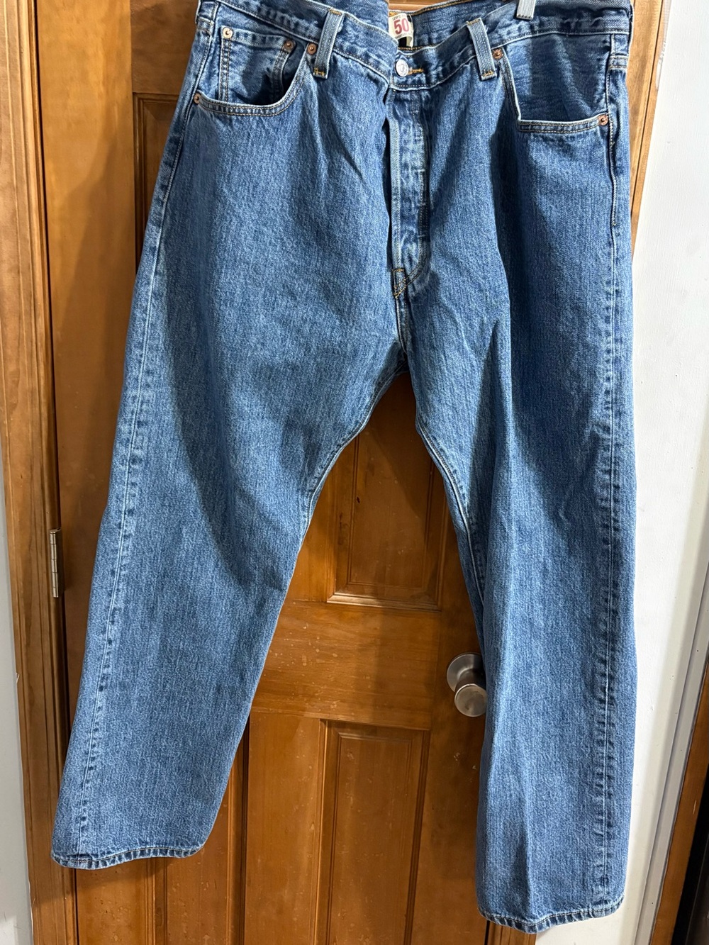 Levi's Men's Light Blue Straight Leg Jeans